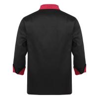 Ropa de Chef de manga larga, uniforme de cocina para restaurante, abrigo de Chef para hombres y mujeres, chaquetas de trabajo de camarero, uniforme profesional general - details 55