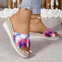 Zapatillas de tacón de cuña para mujer, zapatos de moda de verano - details 1
