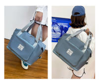 Bolsa De Viaje Plegable negra, Bolsa De Deporte Seca Y Húmeda, Bolsa De Viaje De Fin De Semana - details 12