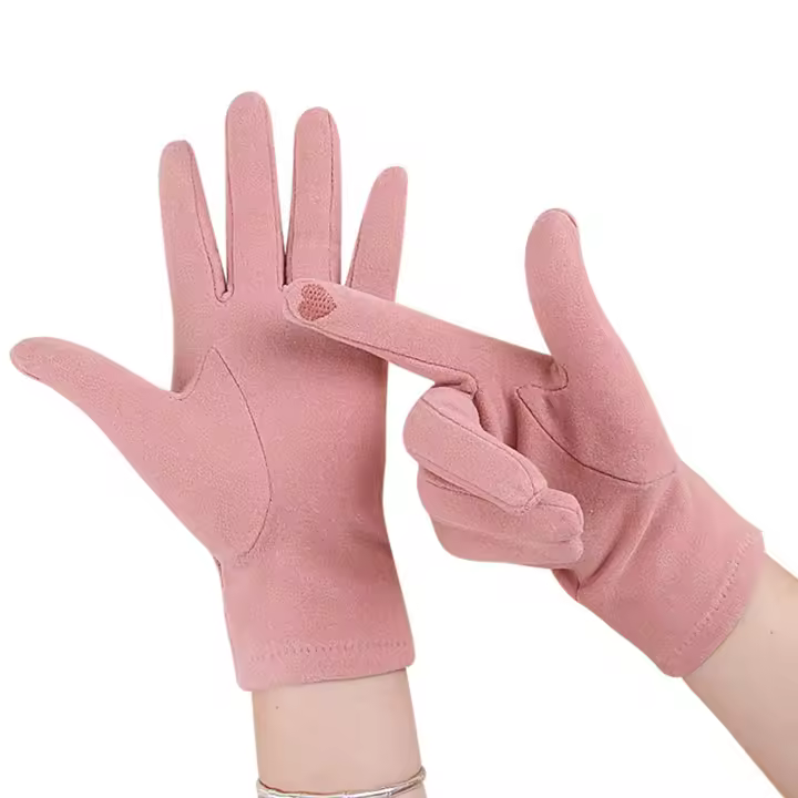 Guantes cálidos de invierno para mujer con dedos sensibles, uso con pantalla táctil, adecuados para trabajar y conducir - 1