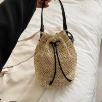 Bolso de Verano para Mujeres Bolso de Hombro de Paja Bolsa Top Mate de Ratán Bolso de Mano Casual de Raffia Crochet Bolso de Playa - details 14