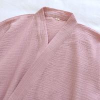 Conjunto de pijama de 2 piezas para pareja japonesa, hilo de algodón fino, pantalones cortos de manga corta, kimono para hombre y mujer, decoración del hogar - details 11