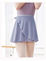 Falda de Ballet de Chiffon con Cordones Ropa de Baile para Adultos Miniskirt de Tutú para Niñas - details 3