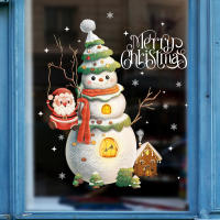 Pegatinas de Ventana de Navidad 2024 Santa Claus, Árbol de Navidad, Decoración de Fiesta - details 6
