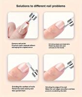 Juego profesional de pulido de uñas eléctrico portátil, con 12 tipos de cabezales de pulido y carga USB (EOEVIR) - details 3