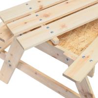 Juego de Mesa de Madera para Niños 90x90xA50 cm Ideal para Exterior o Interior - details 7