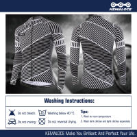 KEMALOCE-Camiseta de ciclismo para hombre, camisa de manga larga, secado rápido, barata, para otoño y verano - details 6