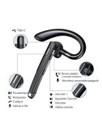 Auricular Bluetooth 2024, Audífono Inalámbrico con Micrófono, Auricular Bluetooth para Oficina, Auricular para Camionero con 120 Horas de Tiempo en Espera, para Teléfonos iPhone, Android, Samsung, Xiaomi y Huawei - details 10