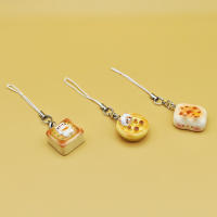 Llaveros de Pan de Gato Estilo Japonés Set de 3 Encanto de Teléfono Kawaii para Bolsos - details 9