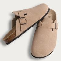 Zapatillas de Corcho de Gamuza a la Moda para Hombres Sandalias de Soporte para Arco - details 2