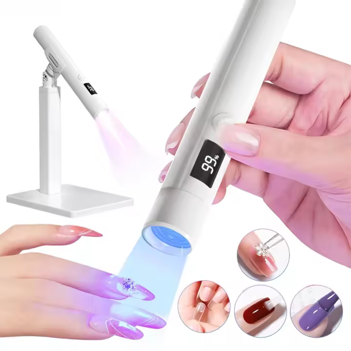 Secador UV para uñas, barniz de Gel para manicura profesional, curado rápido, LED, portátil, Mini lámpara de mano - 1