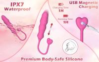 Leten 10 modos de empuje punto G vibrador estimulador de clítoris masaje vaginal masturbador femenino orgasmo adultos juguetes sexuales para mujeres y hombres - details 3