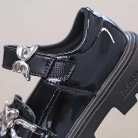 Mary Janes-zapatos de cuero con hebilla de mariposa de Metal para niños, calzado de moda clásica para niñas medianas y grandes, primavera y otoño, novedad de 2024 - details 13