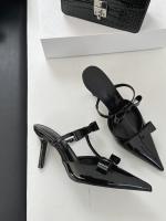 Suave punta cabeza arco stiletto tacones altos nueva bolsa cabeza media zapatillas muller zapatos zapatos de mujer - details 37