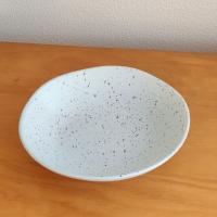 Tinta de salpicaduras irregulares plato de sopa de forma especial tazón grande ensaladera ins vajilla plato de frutas comida occidental cerámica estilo nórdico plato hondo - details 5