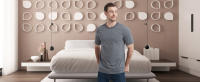 Camiseta casual de algodón con cuello redondo para hombre - details 3