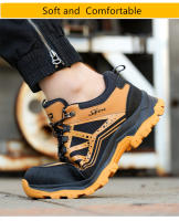 ZAPATOS DE TRABAJO protectores con punta de acero, calzado de seguridad indestructible, antideslizantes, ligeros, para hombre y mujer - details 9