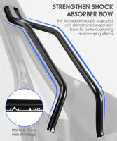 Asiento de Bicicleta Profesional WEST BIKING Ultraligero Hueco de Cuero Suave para Carreras de Bicicletas de Montaña y Carretera - details 4