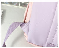 Nueva mochila para niñas, estudiantes de secundaria de escuela primaria, gran capacidad, alto valor, mochila versátil, mochila de color contrastante para mujeres - details 10