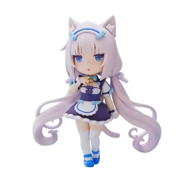 PLUM Mini 100 vainilla y chocolate Nekopara figura de acción Anime muñecas coleccionables regalo ornamental - 1