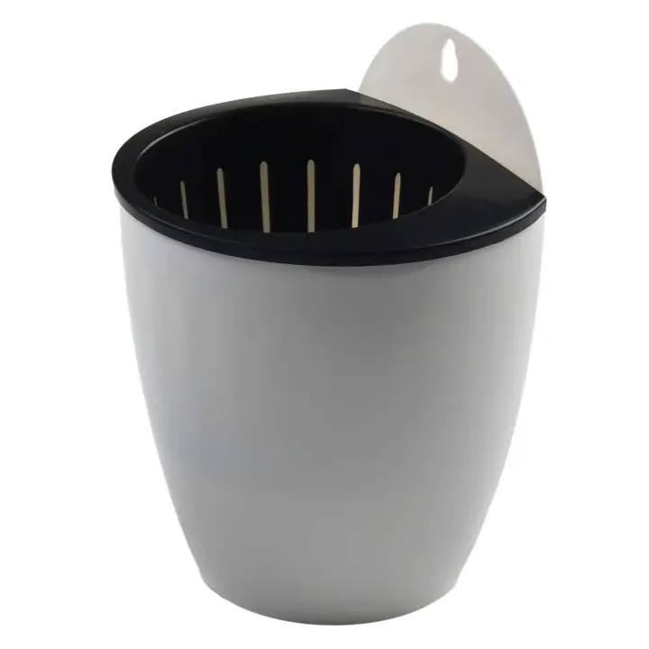 Planta de plástico, absorción de agua automática creativa montada, flores para el hogar, ETA para decoración de paredes - 1