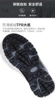 Botas de nieve zapatos de algodón engrosados ​​apilados de invierno para hombres y mujeres zapatos altos de tubo medio cálido - details 0