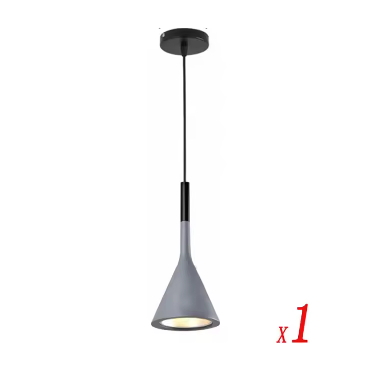 Lámpara colgante nórdica E27, luces colgantes modernas para cocina, Isla, sala de estar, dormitorio, alambre de 2m - 1