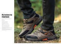 Zapatos de senderismo impermeables para hombre, zapatillas de escalada de montaña, calzado de entrenamiento al aire libre, antideslizante, novedad - details 11