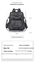 Nueva mochila para mujer versión coreana de gran capacidad para mujer mochila bolso para mujer bolso para mujer de PU - details 8