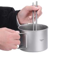 Taza de camping ultraligera con tapa y asa plegable, utensilios de cocina para exteriores, mochilas y picnics - details 11
