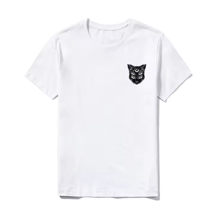 "Camiseta blanca esencial de verano |   Base de algodón crujiente |   Diseño gráfico único |   Hombres/Mujeres Ajuste unisex" - 1
