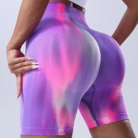 Pantalones cortos deportivos de cintura alta sin costuras, cómodos pantalones cortos de entrenamiento para mujer, mallas deportivas para correr, ciclismo y yoga - details 1