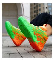 Zapatillas de baloncesto para hombre, transpirables, con amortiguación, antideslizantes, para correr, entrenamiento de gimnasia, zapatillas de baloncesto atléticas para mujer - details 11