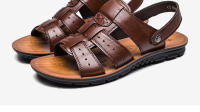 2025Nuevas sandalias de verano para hombres, zapatos deportivos casuales de playa, transpirables, convenientes, versátiles, de dos maneras, simples sandalias para hombres - details 9