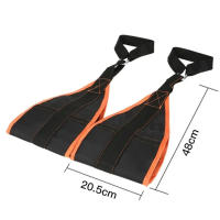 1 par de correas abdominales colgantes para Fitness, barra de tracción, bandas de asistencia para músculos abdominales, correas para levantar piernas y rodillas, cinturón de entrenamiento - details 4
