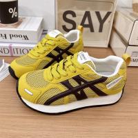 Forrest Gump zapatos mujer 2025 primavera nuevo amarillo super fuego alemán entrenamiento cuero zapatos de moda versión coreana mostrando pies pequeños deportes zapatos casuales - details 9