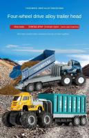 Coche de juguete de ingeniería para niños, excavadora de inercia de Dumper grande, regalo de cumpleaños para niños de 2 a 4 años, nuevo, 2024 - details 0