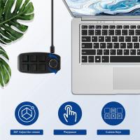 Teclado de perilla Macro de programación personalizada USB, 6 teclas, copia y pasta, Mini botón para Photoshop Gaming, Teclado mecánico negro - details 2
