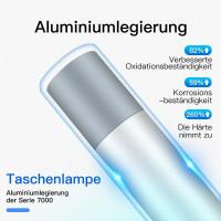 Linterna LED Recargable por USB Resistente al Agua, Telescópica, Potente Lámpara de Antorcha, Zoom de Trabajo al Aire Libre, Lanterna Portátil para Senderismo, Camping, Auto Defensa, Enseñanza, Buscado Nocturno, Exploración de Cuevas - details 9