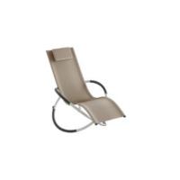 Set de 2X Tumbonas Jardín Exterior, Tumbonas Plegables con Reposacabezas, Parasol y Bolsillo Lateral, Tumbonas Playa Reclinables 4 Posiciones, Tumbona Piscina Resistente a Intemperie - Beige - details 10