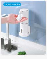 Dispensador automático de jabón para baño, desinfectante de manos inteligente con carga USB, material ABS blanco de alta calidad - details 10