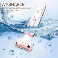 Maquinilla de afeitar eléctrica recargable 4 en 1 para mujer, recortadora de pelo para cara indolora, nariz, cejas, Barba, bigote, brazo, pierna - details 6