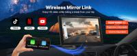 Estéreo inalámbrico para automóvil SucceBuy con pantalla táctil HD de 9 pulgadas, compatible con Apple CarPlay y Android Auto, incluye cámara de respaldo - details 3