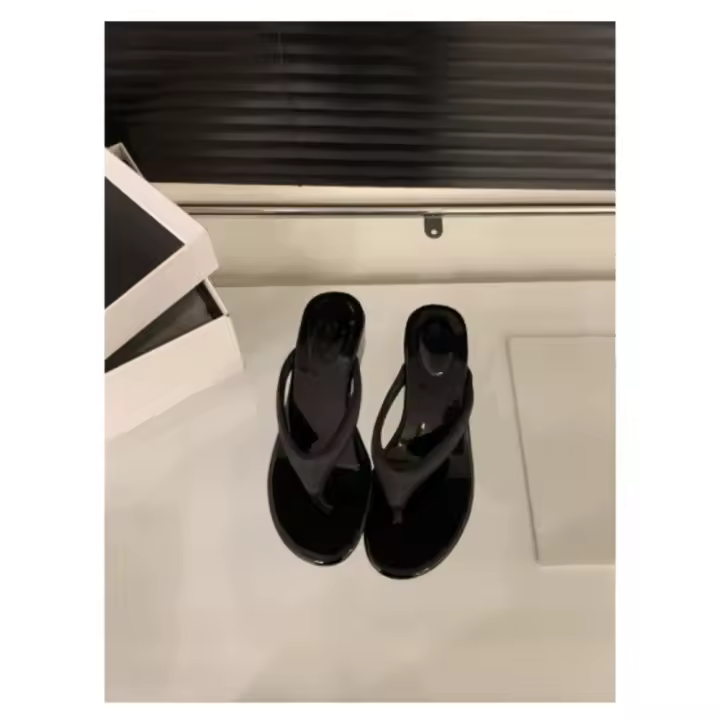 Chanclas de tacón alto con plataforma para sandalias de verano para mujer - 1