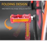 KOOTU bicicleta El material de aleación de aluminio es fuerte y duradero Pedales de bicicleta universales plegables rodamientos sellados - details 15