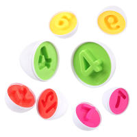 Huevos de Pascua inteligentes Montessori para bebés, juguetes sensoriales para niños pequeños, juegos educativos, forma de número, clasificadores a juego, juguetes para niños - details 4