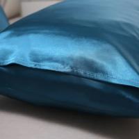 Funda de almohada 100% de seda, cubierta de pelo satinado sedoso, cómoda, decoración del hogar, venta al por mayor - details 9