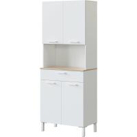 0F9940A - Alacena de Cocina, aparador Comedor, recibidor, Mueble Auxiliar 4 Puertas + 1 Cajon y Estante Interior - details 0