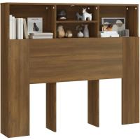 Mueble de Cabeza de Armario de Dormitorio Blanco Estantería de Pared con Almacenamiento - details 42