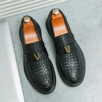 Zapatos Formales para Hombres Hechos a Mano Suela Gruesa PU Aumento de Altura - details 7